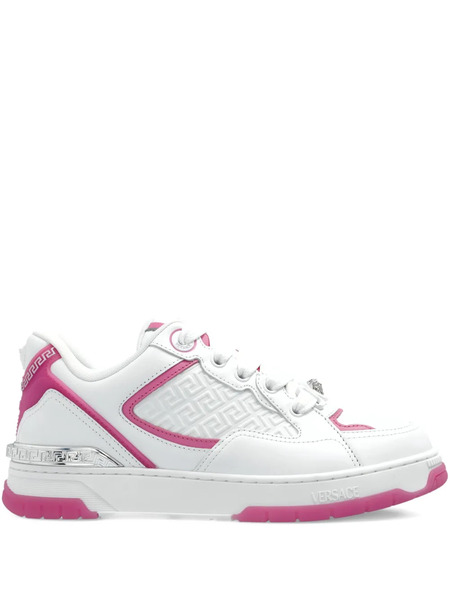  Versace Leather Sneakers - White 