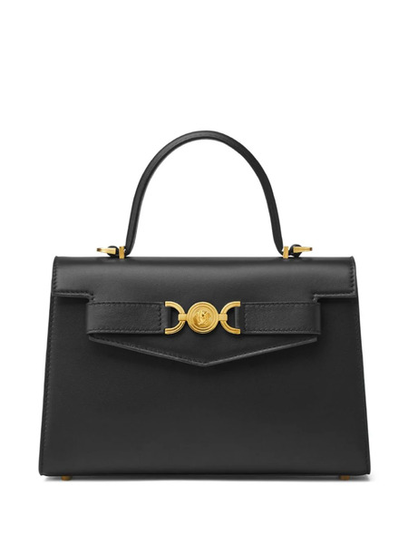  Versace Leather Tote Bag - Black 