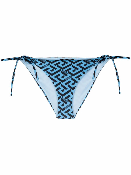  Versace Logo Bikini Bottoms - Blue 