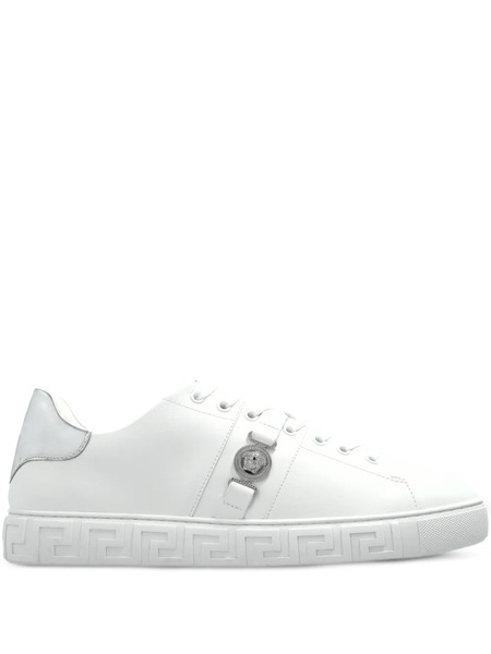  Versace Logo Low-top Sneakers - White 
