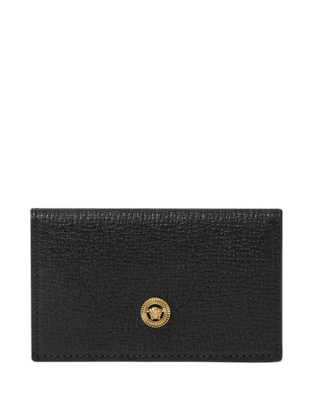 Versace Logo-plaque Wallet - Black 