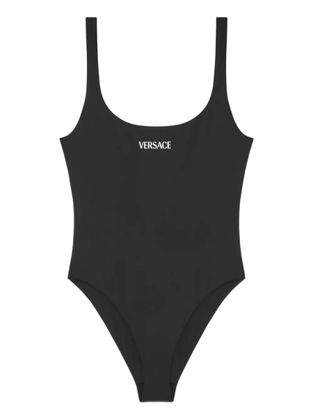  Versace Logo Swimsuit - Black 