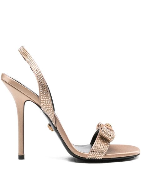  Versace Medallion-embellishment Sandals - Gold 