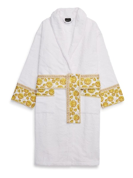  Versace Medusa Amplified Bathrobe - White 