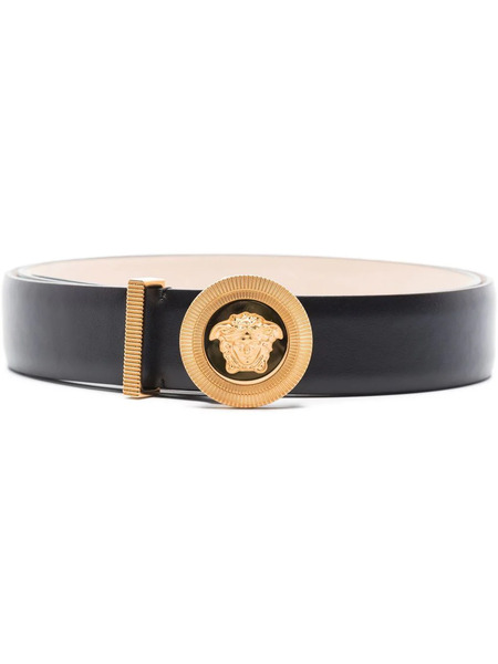  Versace Medusa Biggie Leather Belt - Black 