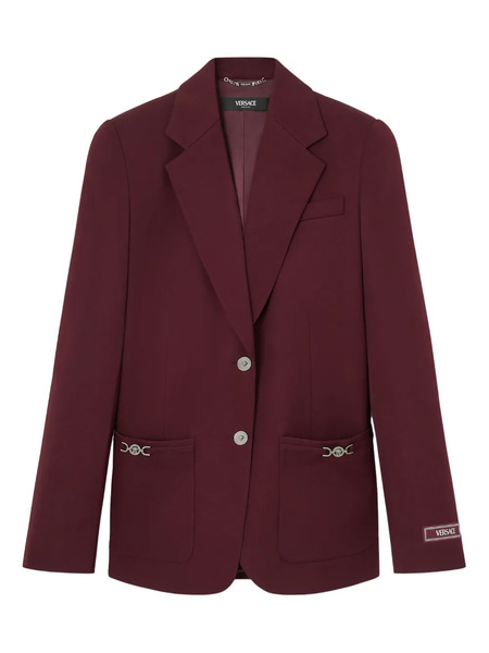  Versace Medusa-detail Pocket Blazer - Red 