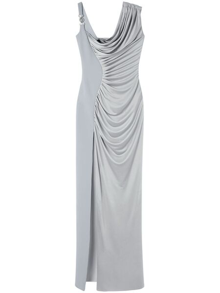  Versace Medusa '95 Draped Gown - Grey 