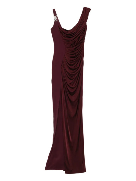  Versace Medusa '95 Draped Gown - Red 