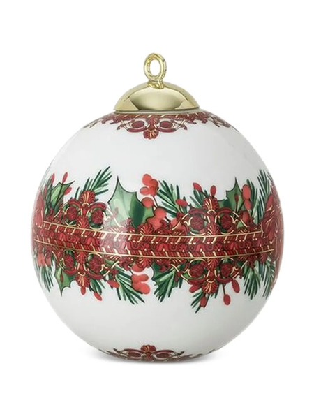  Versace Medusa-embellished Bauble - White 