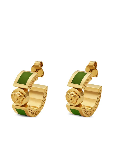  Versace Medusa Greca Earrings - Gold 