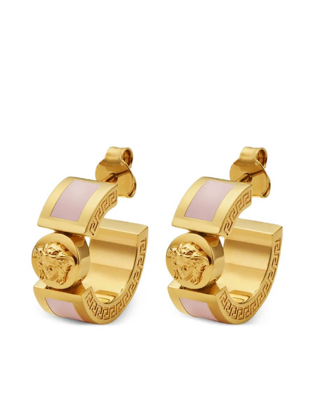  Versace Medusa Greca Earrings - Gold 