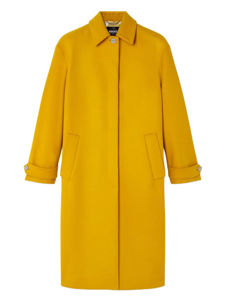  Versace Medusa Head Coat - Yellow 