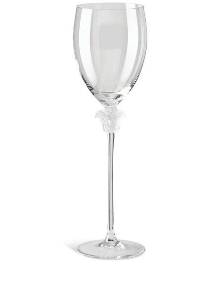  Versace Medusa Lumiere Water Glass - Neutrals 