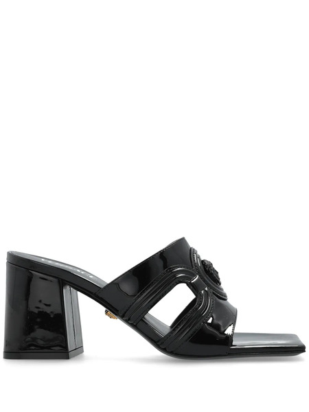  Versace Medusa '95 Patent Sandals - Black 