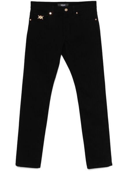  Versace Medusa-plaque Jeans - Black 
