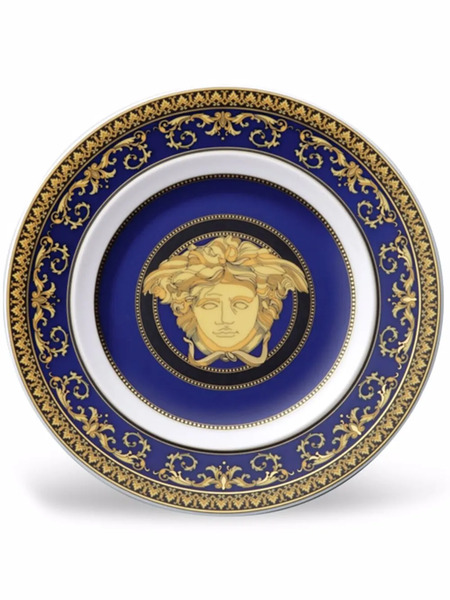  Versace Medusa Plate (18 Cm) - Blue 