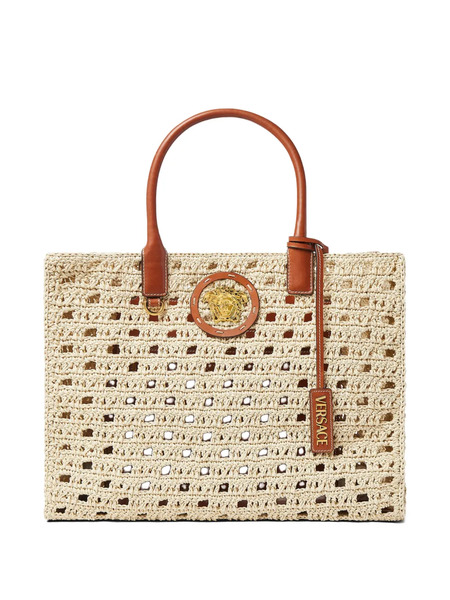  Versace Medusa Tote Bag - Neutrals 