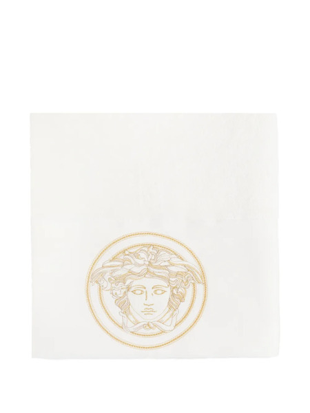  Versace Medusa Towel - White 