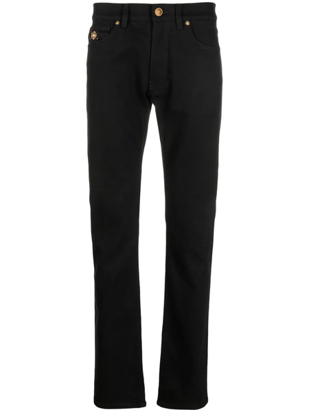  Versace Mid-rise Slim-fit Jeans - Black 
