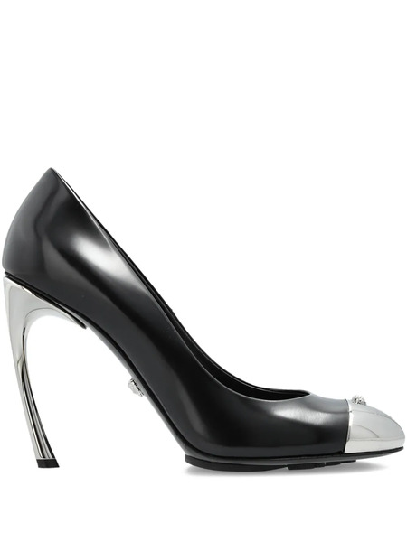  Versace 115mm Medusa Toe-cap Pumps - Black 