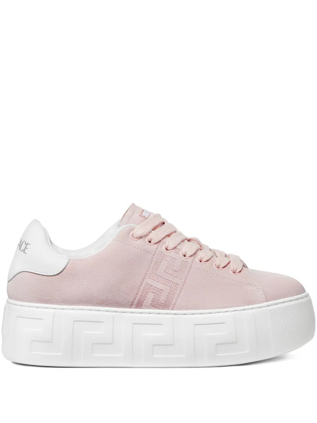  Versace Platform Logo Sneakers - Pink 