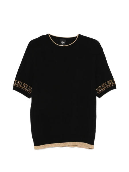  Versace Pre-owned 2000s Short-sleeve Sweater - Black 