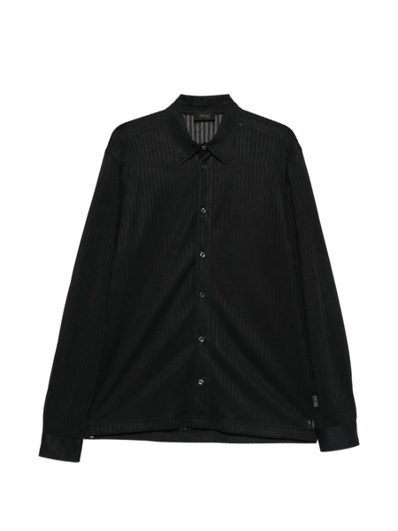  Versace Pre-owned 2000s Striped Shirt - Black 