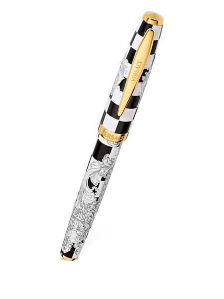  Versace Roller Barocco Check Pen - Black 