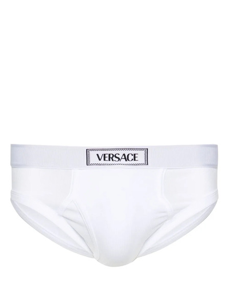  Versace 90s Logo Briefs - White 
