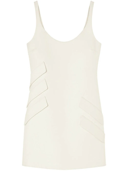  Versace Scoop-neck Minidress - White 