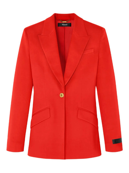  Versace Single-button Blazer - Red 
