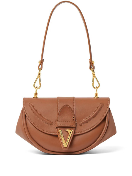 Versace Small Virtus Shoulder Bag - Brown 