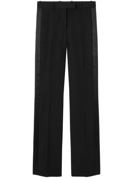  Versace Straight-leg Virgin Wool Trousers - Black 