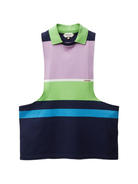  Versace Striped Top - Blue 