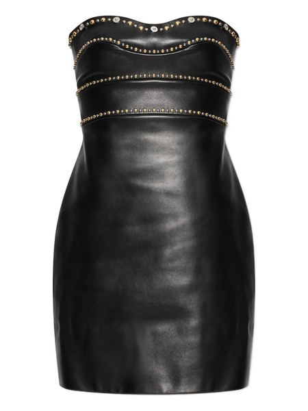  Versace Studded-embellishment Mini Dress - Black 