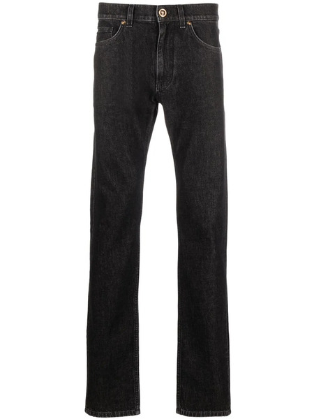  Versace Tapered Denim Jeans - Black 