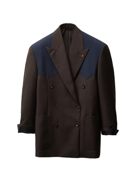  Versace Wool-mohair Blazer - Brown 