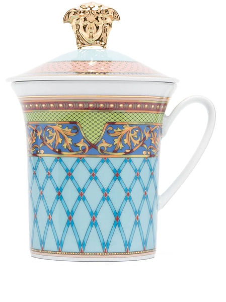  Versace X Rosenthal Russian Dream Mug - Blue 