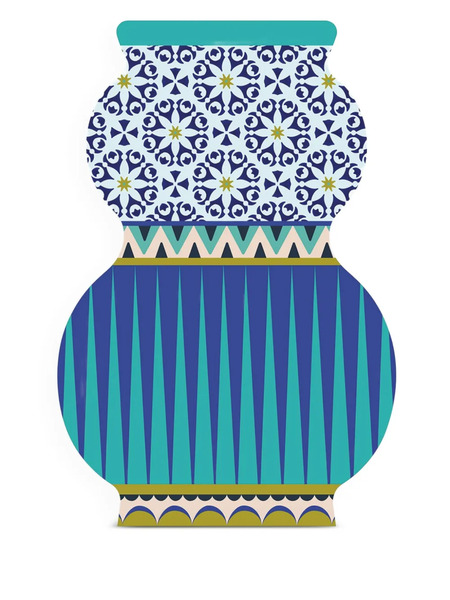  Vesta Large Giudecca Vase - Blue 
