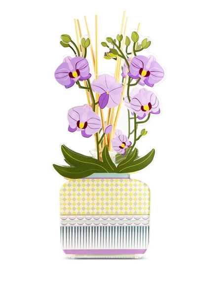  Vesta Livinia Floral-print Diffuser - Purple 