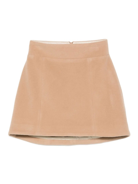  Vestiaire D'un Oiseau Libre A-line Mini Skirt - Brown 