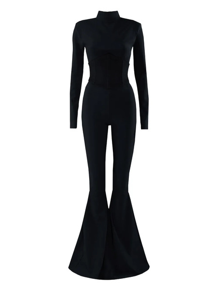  Vestiaire D'un Oiseau Libre Flared Jumpsuit - Black 