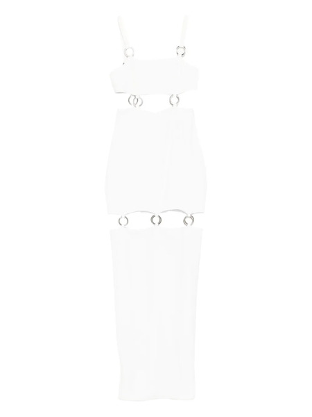  Vestiaire D'un Oiseau Libre Ring-detail Dress - White 