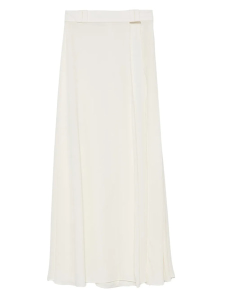  Vestiaire D'un Oiseau Libre Slit Midi Skirt - Neutrals 