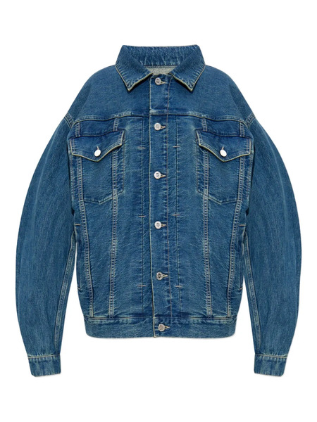  Vetements Button-fastening Flap-pocket Denim Jacket - Blue 
