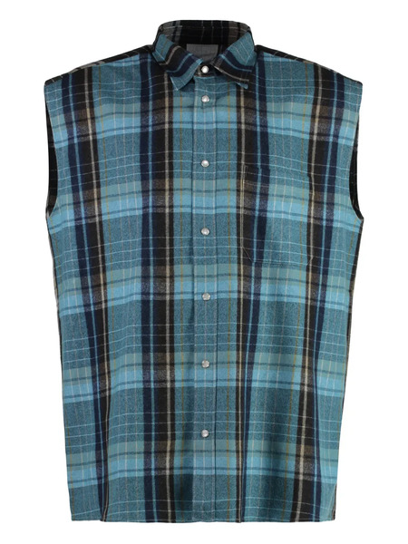  Vetements Checked Shirt - Black 