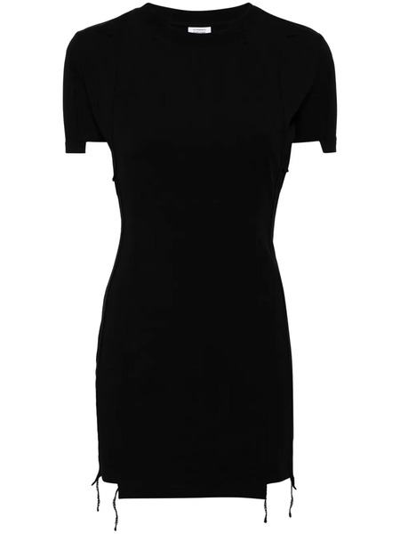  Vetements Cut-out Short-sleeve Minidress - Black 