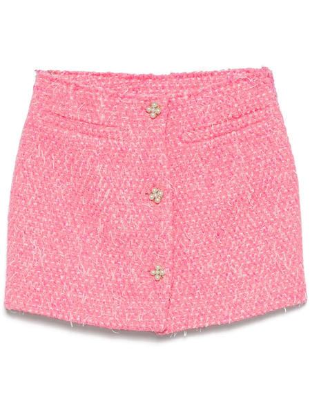  Vetements Deconstructed Mini Skirt - Pink 