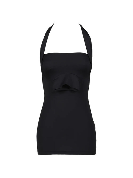  Vetements Halterneck Mini Dress - Black 