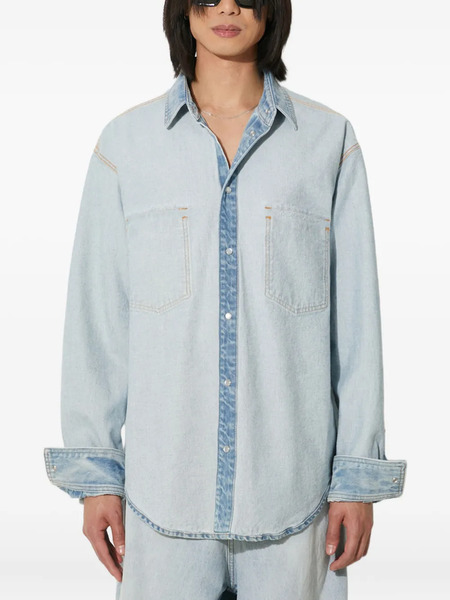  Vetements Inside-out Denim Shirt - Blue 